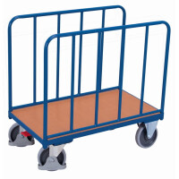 Wózek platformowy 400-500kG 2-burty z rurami