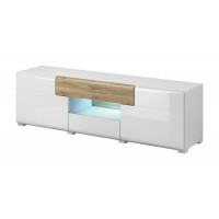 Komoda rtv to 41 toledo --- biały laminat-san remo