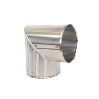 Płaszcz - kolano łokciowe 90 stopni - blacha aluminiowa  (280mm, 0,6mm)