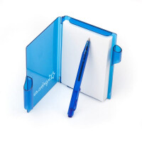 Notes Plastikowy CASE z długopisem - 50 szt.