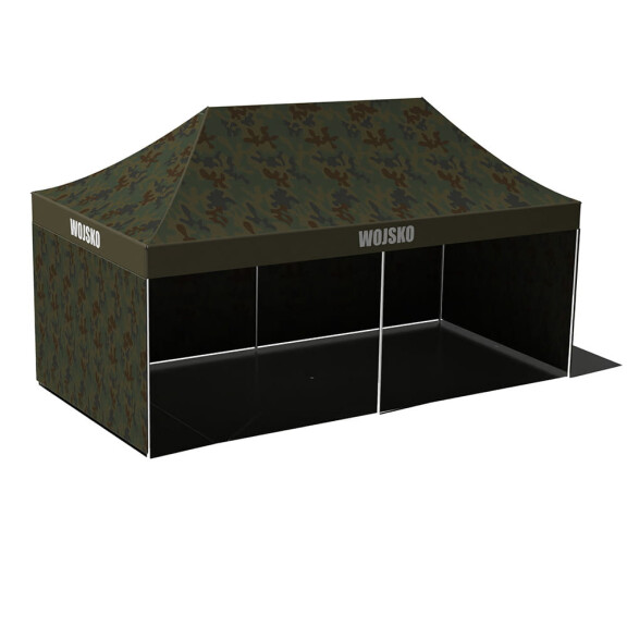 Namiot reklamowy dla WOJSKA 3x6 m