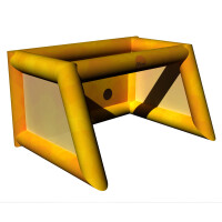 BRAMKA celnościowa XXL dmuchana z wentylatorem 2x5m z własną reklamą LOGO