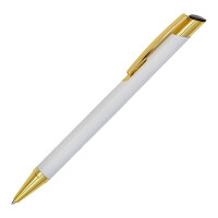 Długopis aluminiowy Lindi Biało-Złoty