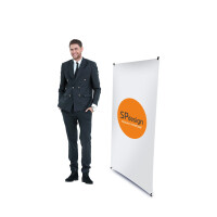 X-BANNER napinany 160 x 60 cm z wydrukiem i torbą
