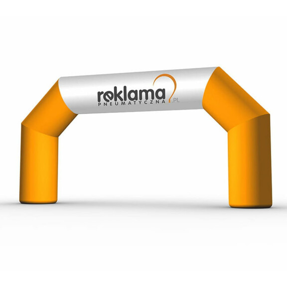 Brama reklamowa Wielokąt Duży 11,2 x 5,6 m Brama pneumatyczna startowa z wbudowanym wentylatorem