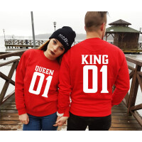 Bluzy KING QUEEN Bluzy dla par BLUZY DLA ZAKOCHANYCH