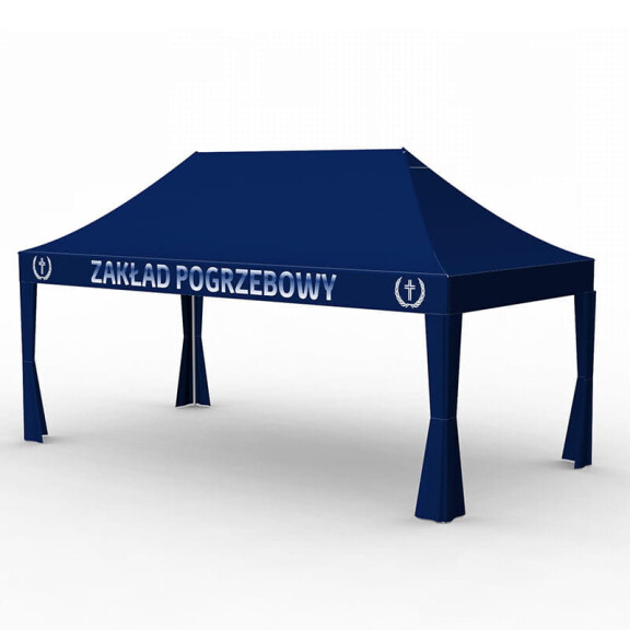 Namiot pogrzebowy 3x6 z atestem trudnopalności!