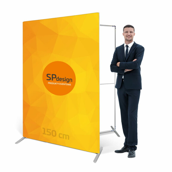 Tekstylny Roll-up 150 cm z wydrukiem sublimacyjnym