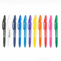Długopis plastikowy Rico Solid z nadrukiem - 100 szt.