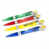 Długopis plastikowy Happy z nadrukiem - 100 szt.