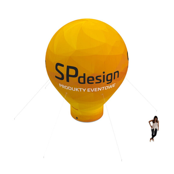 Balon reklamowy z nadrukiem ALTO 6m z wbudowanym wentylatorem Balon pneumatyczny z logo Producent
