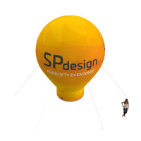 Balon reklamowy z nadrukiem logo ALTO 7 m Balon pneumatyczny Wentylatorowy na prąd Producent