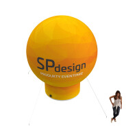 Balon reklamowy z nadrukiem Kula 4 m Nadmuchiwany Wentylatorowy na Powietrze Balon pneumatyczny z logo Producent