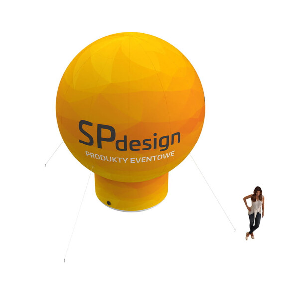 Balon reklamowy z nadrukiem Kula 5 m Wentylatorowy nadmuchiwany powietrzem Balon pneumatyczny Producent