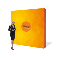 Ścianka reklamowa Hop-Up (3x4) prosta 300 cm x 230 cm z wydrukiem