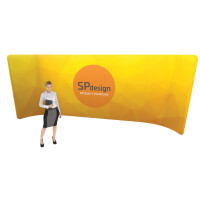 Ścianka tekstylna reklamowa Horyzontalna 600 cm x 238 cm