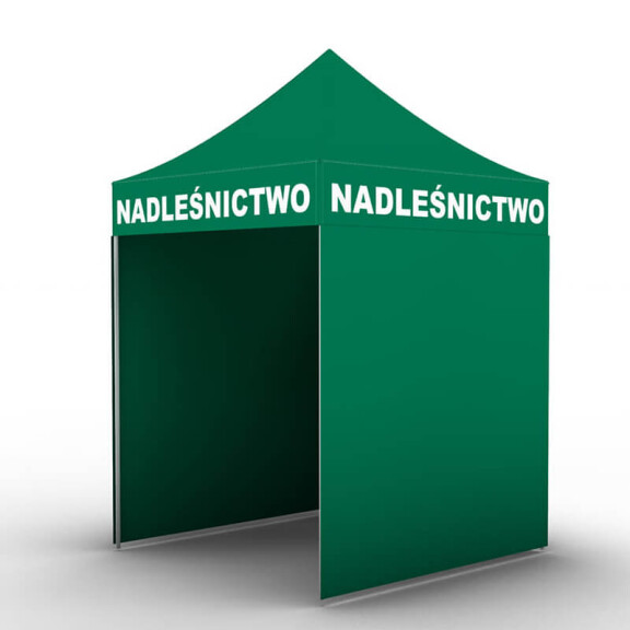 Namiot dla NADLEŚNICTWA 2x2 m w kolorze zielonym