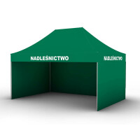 Namiot reklamowy dla NADLEŚNICTWA 3x4,5 m