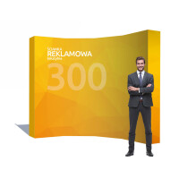 Ścianka reklamowa Hop-Up ŁUK (3x4) 300 cm x 230 cm