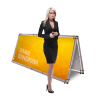 Rama Banerowa MONSON 250 cm z wydrukiem dwustronnym