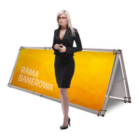 Rama Banerowa MONSON 300 cm z wydrukiem dwustronnym