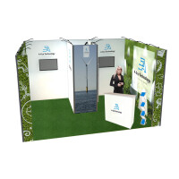Stoisko targowe MODUŁOWE wysokie 300 cm Powierzchnia Stoiska 20 m2