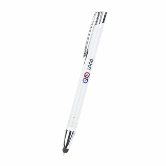 Długopis plastikowy Manhattan Touch pen z nadrukiem pełnokolorowym UV 100 szt.