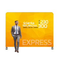 48H EKSPRES Ścianka reklamowa 300 x 230 cm z nadrukiem na materiale tekstylnym