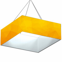 Podwieszenie targowe KWADRAT 150x450 cm Baner pod sufitem