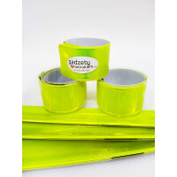 Opaska odblaskowa 30 cm - 100 szt. z naklejką