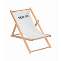 Leżak plażowy z personalizowanym nadrukiem - economy bez podłokietników