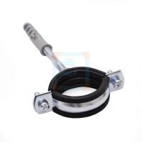 Uchwyt stalowy z gumą do rur 1' cal (32-37 mm) Uchwyt stalowy z gumą do rur 1' cal (32-37 mm)