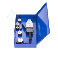 Zgrzewarka do rur PP-R 1000W z walizka + kamienie od 20 do 63 mm Zgrzewarka do rur PP 1000W z metalową walizką i elektrodami FI 20-63 mm