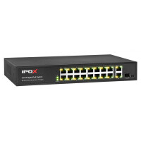 Switch poe 16x poe, 2x lan, 1x sfp px-s18-p16-u1g-u1g/1f-tp150hi ipox