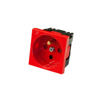 Gniazdo elektryczne 1-modułowe z blokadą xb-45pu00s-01-k