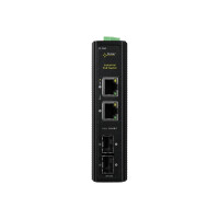Switch przemysłowy poe 2x poe, 2x sfp isfg42 pulsar