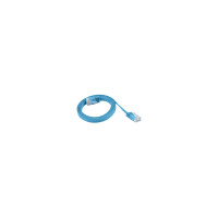 Kabel sieciowy patchcord rj-45 kat.5e 0.5m niebieski płaski
