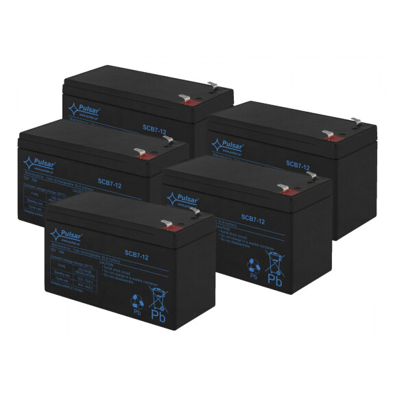 Akumulator 12v 7ah agm scb7-12 5szt. pulsar