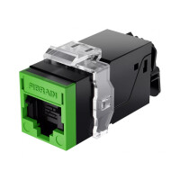 Gniazdo keystone rj45 kat.5e xe110 fibrain