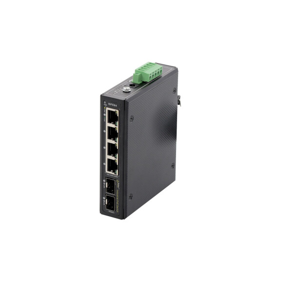 Switch przemysłowy poe 4x poe, 2x sfp isfe64 pulsar