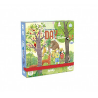 Londji® - Dwustronne Puzzle Dla Dzieci, Kieszonkowa Wersja Dzień i Noc