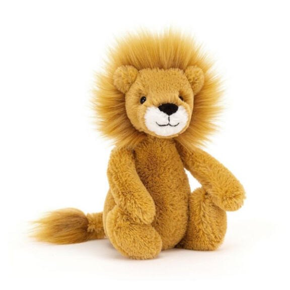 JellyCat - Przytulanka Maskotka Lew Bashful 18cm