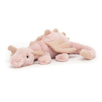 JellyCat - maskotka przytulanka Rose Smok 7x26cm