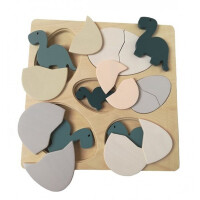 Egmont Toys® - Drewniane Puzzle, Jajka i Dinozaury| Egmont Toys