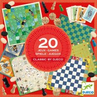 Djeco      -      Zestaw 20 gier CLASSIC BOX DJ05219
