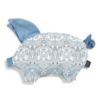 La Millou  -VELVET COLLECTION - PODUSIA SLEEPY PIG - BLUE CRANES - DENIM