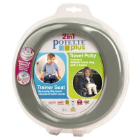 Potette Plus - Nocnik Dla Dziecka i Nakładka na Sedes 2w1 Potette Plus, Szary