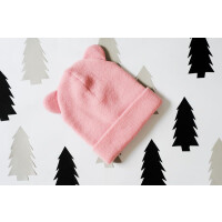 Pom pom cap  -  Czapka Zimowa  -  Pink 
