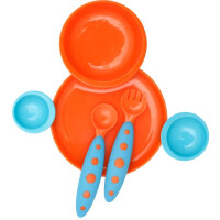 Boon  -  Zestaw Jedzeniowy Orange/blue 