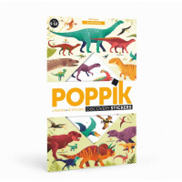 Poppik  -  Plakat  Wyklejanka DINOZAURY
